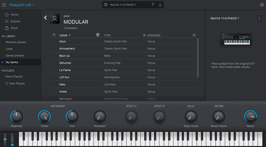 MODULAR - ANALOG LAB BANK