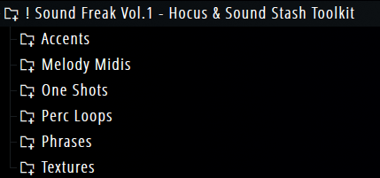 SOUND FREAK VOL.1 - TOOLKIT